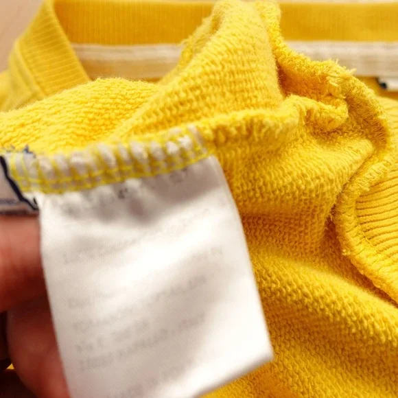 North Sails Sweater Men L Yellow Organic Cotton Crewneck Sweatshirt Light ECO - Picture 15 of 16